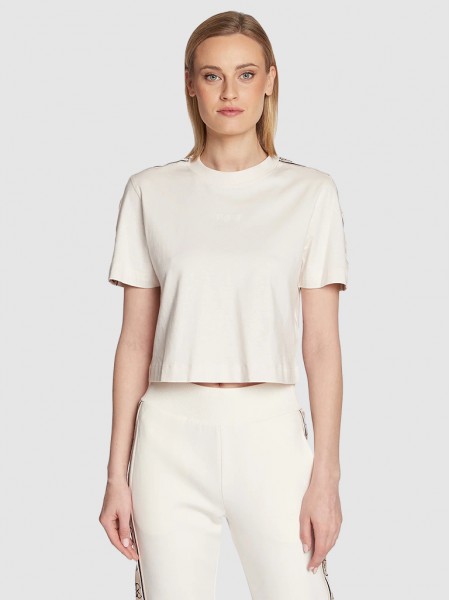 T-Shirt Mulher Britney Crop Guess