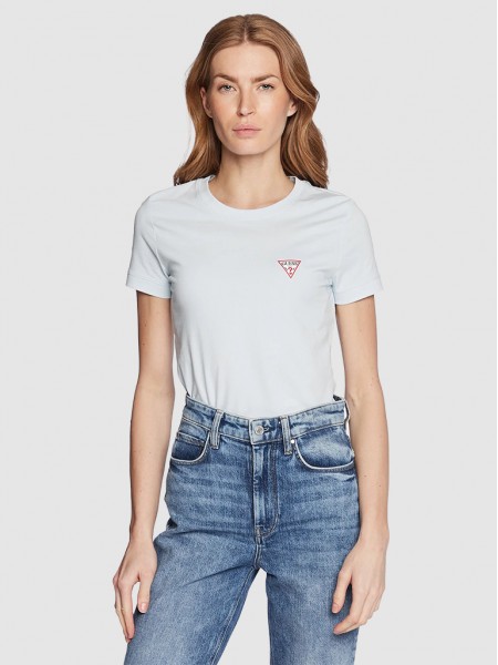 T-Shirt Mulher Mini Triangle Guess