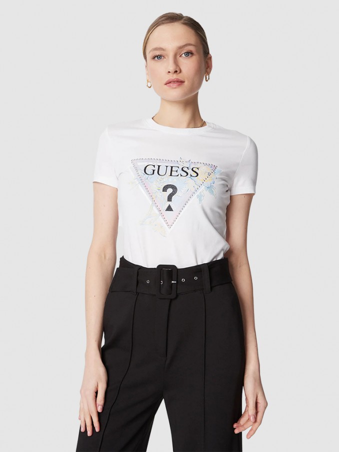 white guess shirt