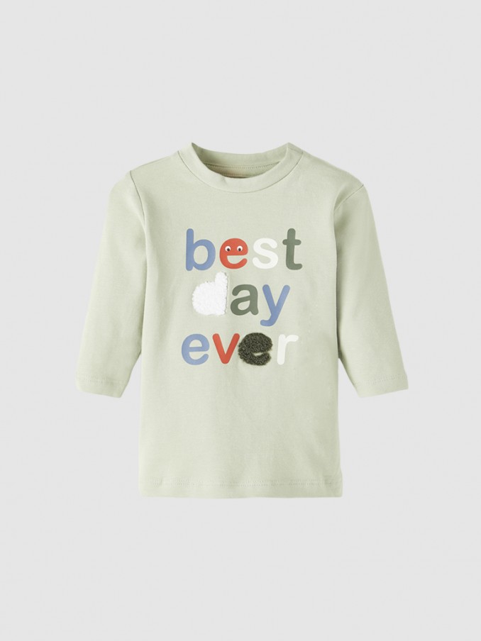 Sweatshirt Baby Boy Green Name It