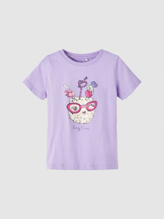 T-Shirt Girl Lilac Name It
