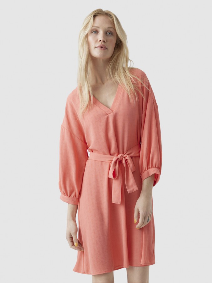 Dress Woman Salmon Vero Moda