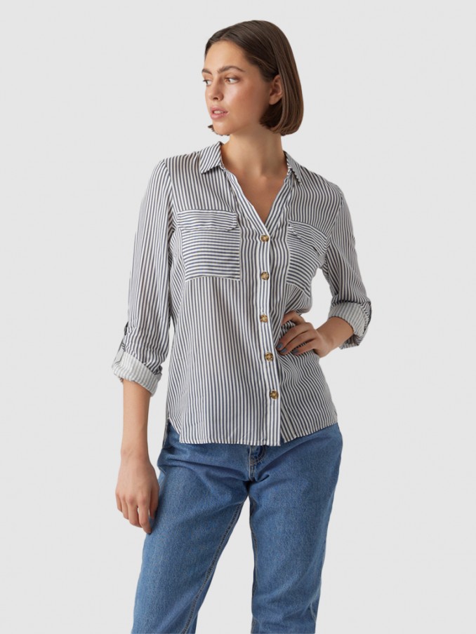 Camisa Mulher Bumpy Vero Moda