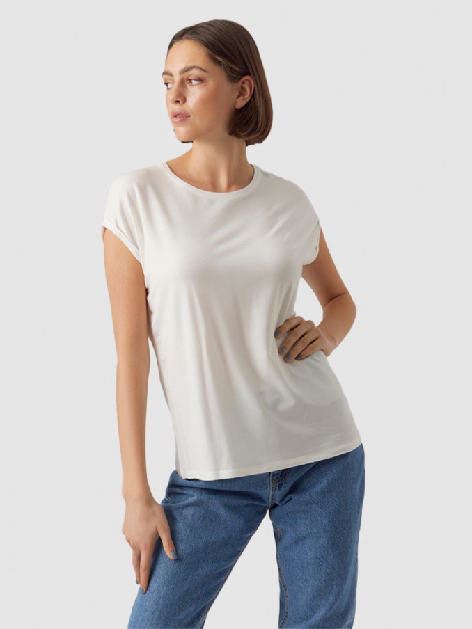 T-Shirt Woman White Vero Moda
