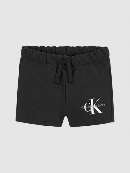 Shorts Baby Boy Black Calvin Klein