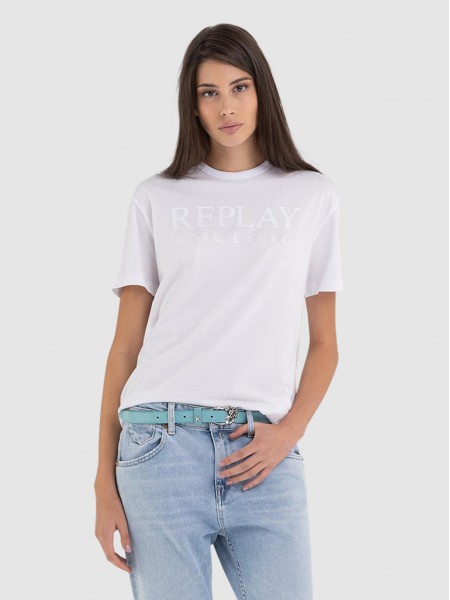 T-Shirt Mulher Replay