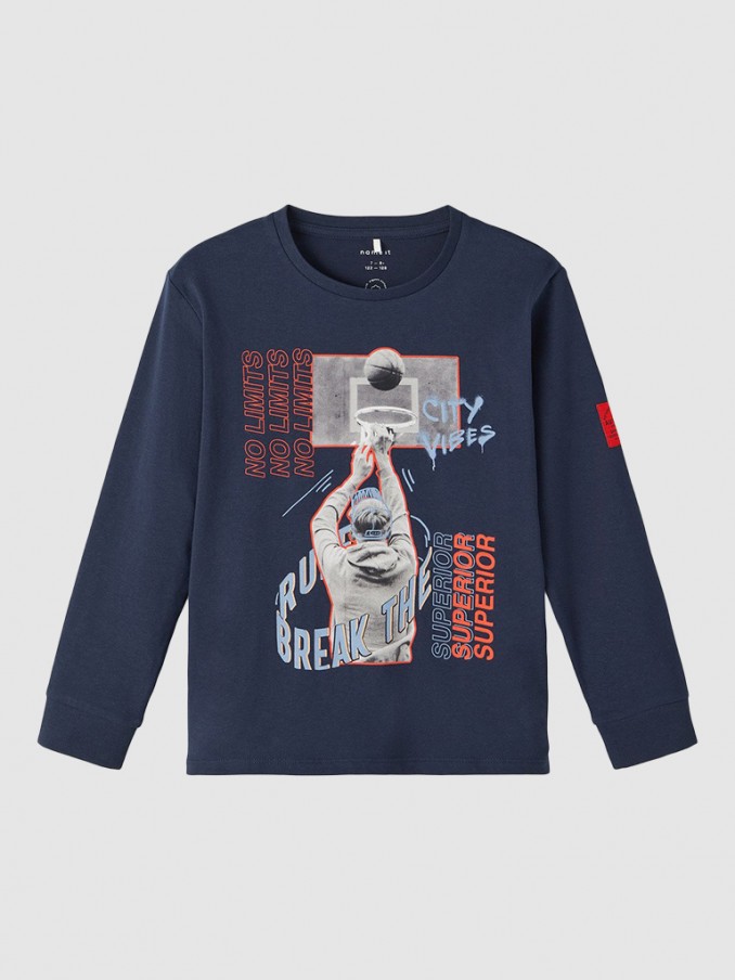 Sweatshirt Boy Navy Blue Name It