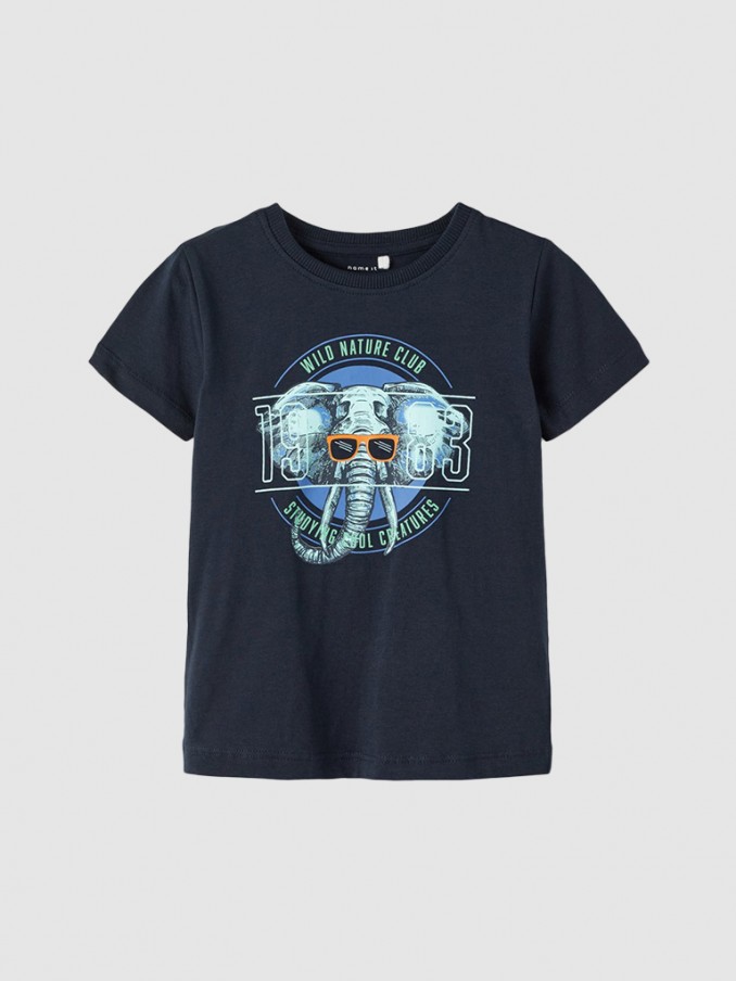 T-Shirt Boy Navy Blue Name It