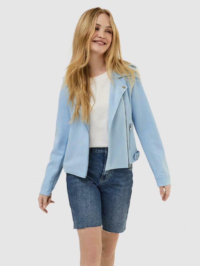 Jacket Woman Light Blue Vero Moda