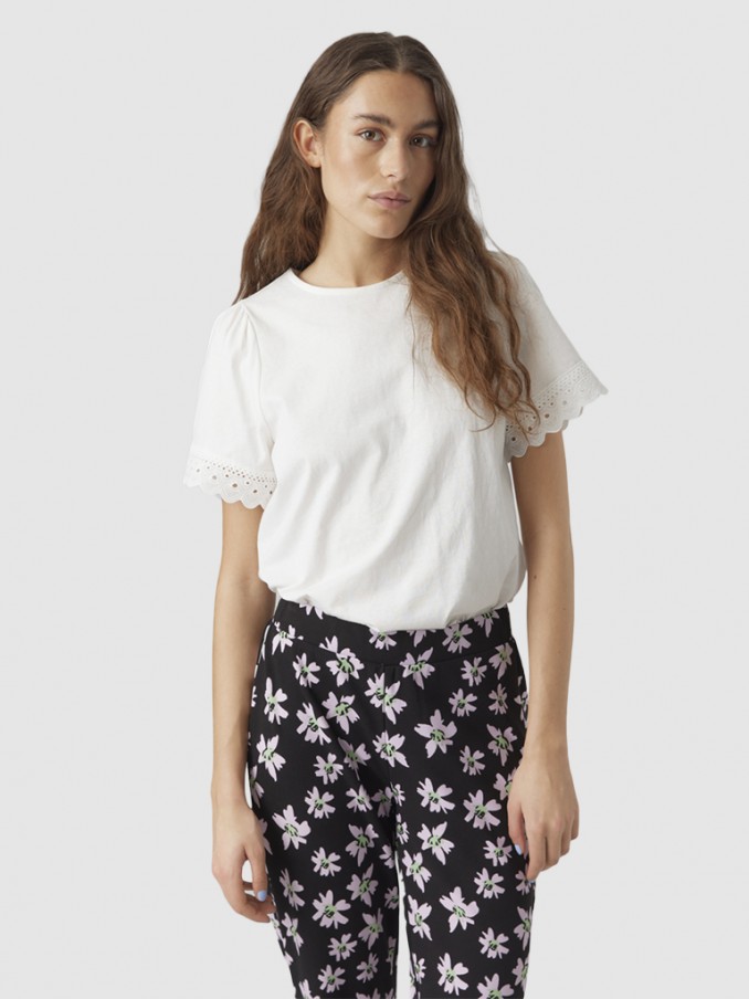 T-Shirt Woman White Vero Moda