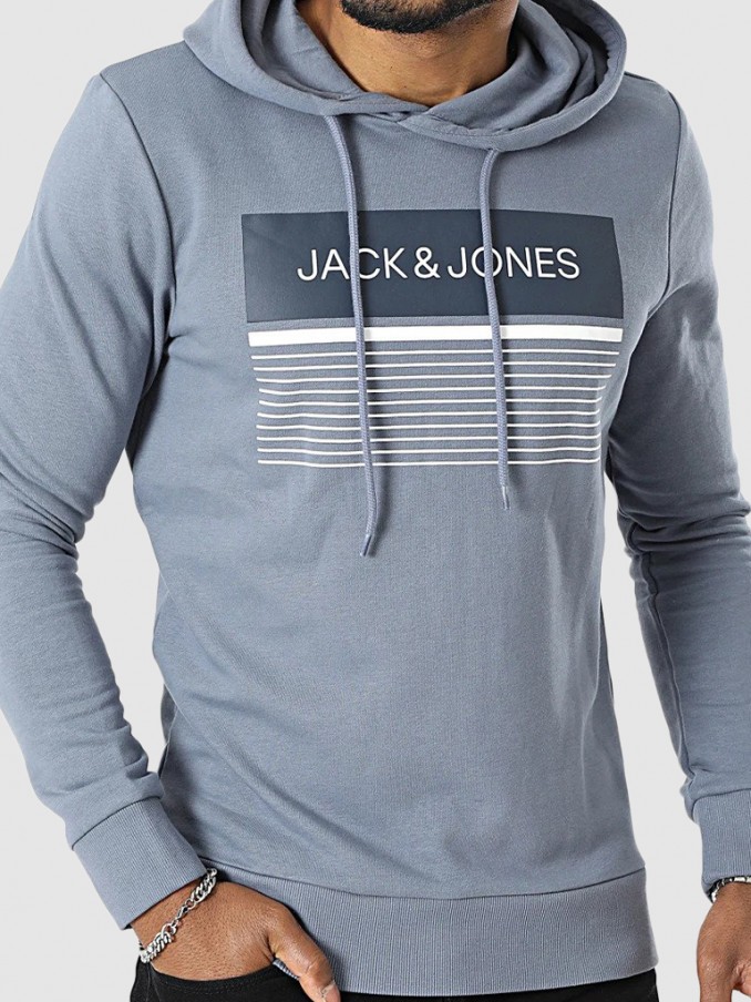 Sweatshirt Man Blue Jack & Jones
