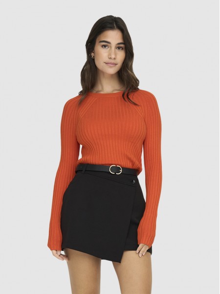 Knitwear Woman Orange Only