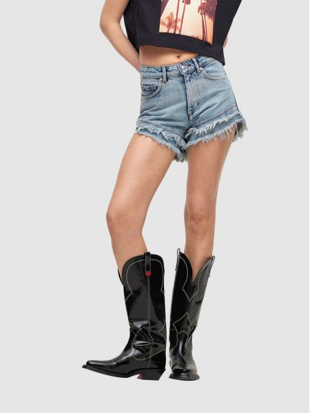 Shorts Woman Jeans Hugo Boss