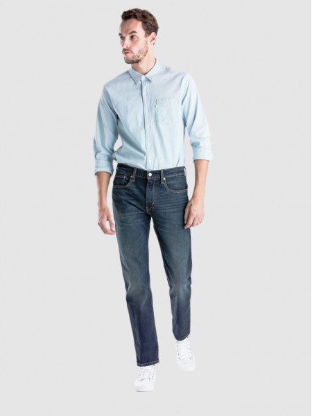 Jeans Homem 502 Taper Dark Indigo Levis
