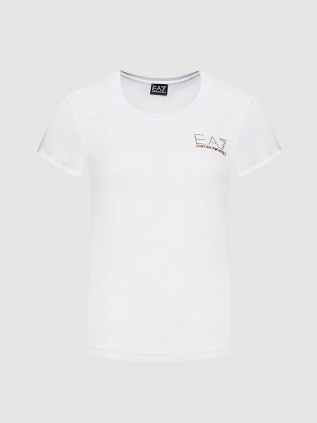 T-Shirt Mulher Ea7  Emporio  Armani