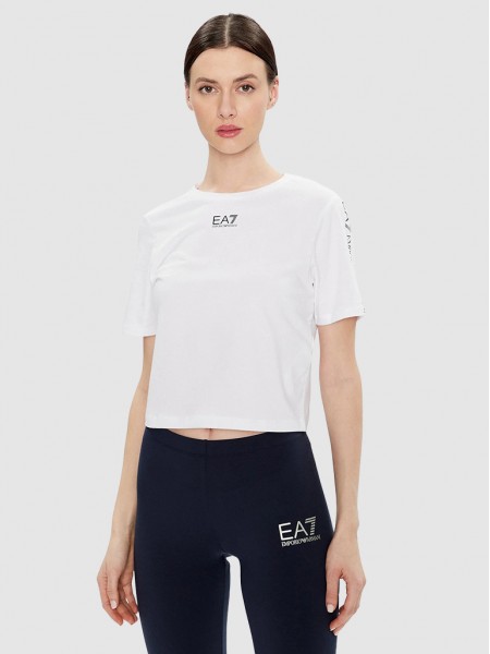 Camiseta Mujer Blanco Ea7 Emporio Armani