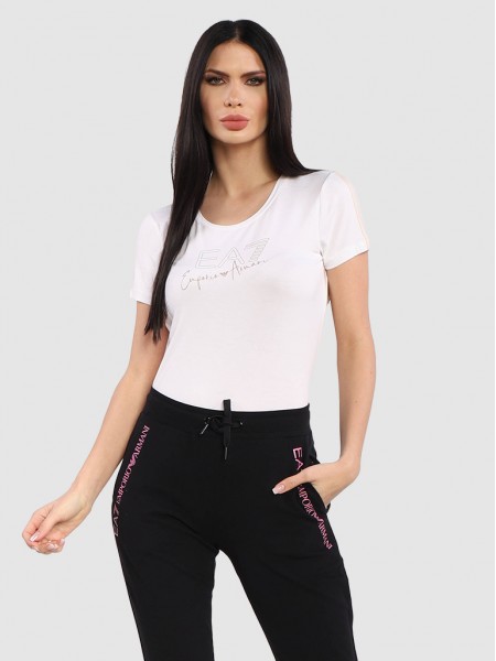Camiseta Mujer Blanco Ea7 Emporio Armani