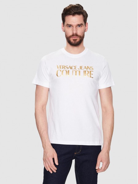 T-Shirt Man White Versace