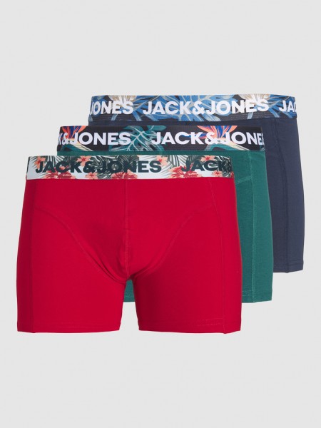 Pack 3 Boxer Homem Flower  Jack Jones