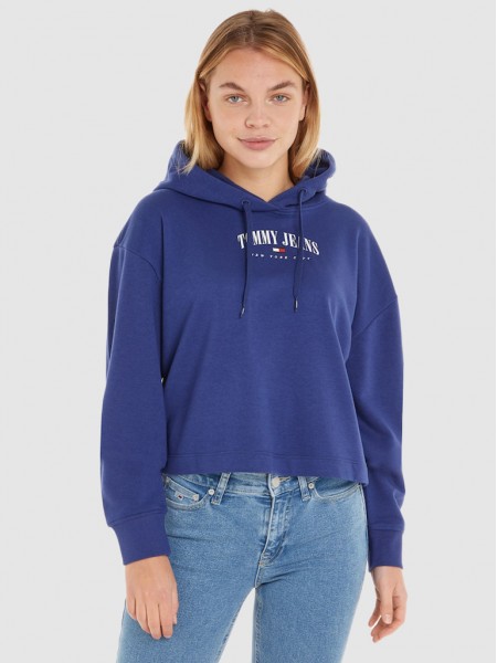 Sweatshirt Mulher Essential Logo Tommy Jeans