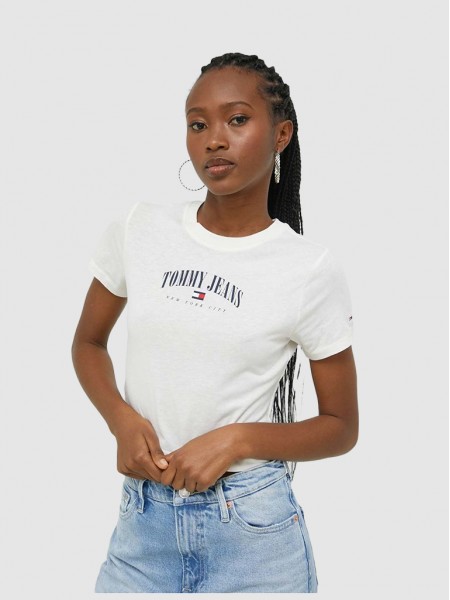 T-Shirt Mulher Essential Logo Tommy Jeans