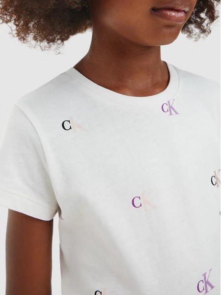 Camiseta Niña Calvin Klein Camiseta Niña Calvin Klein