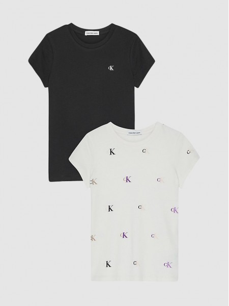 Camiseta Niña Calvin Klein Camiseta Niña Calvin Klein