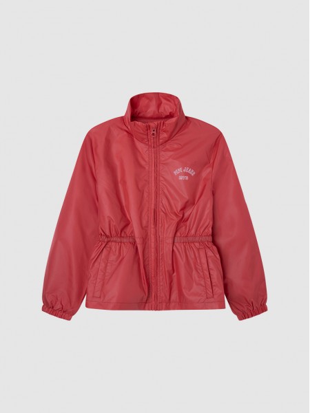 Jacket Girl Red Pepe Jeans London