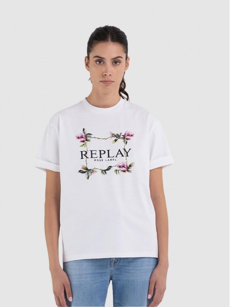 T-Shirt Mulher Piece Replay