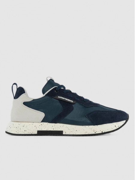Sneakers Man Navy Blue Antony Morato