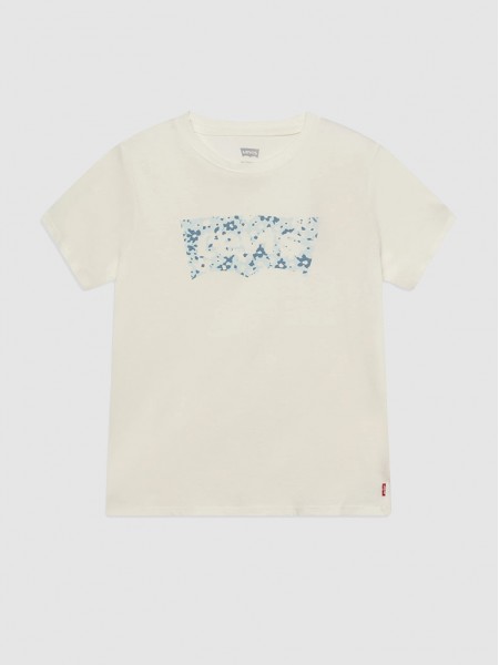 T-Shirt Girl White Levis