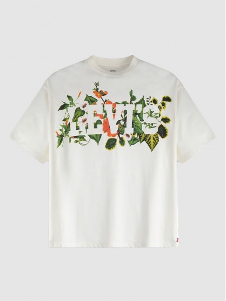 T-Shirt Girl White Levis