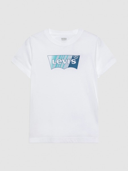 T-Shirt Boy White Levis