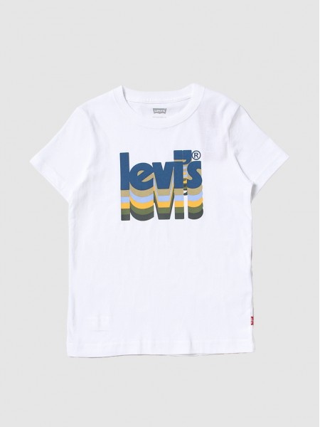 T-Shirt Boy White Levis