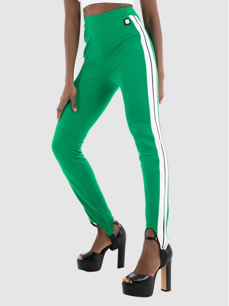 Leggings Woman Green Hugo Boss
