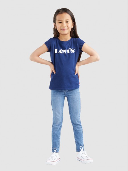 Jeans Menina 710 Super Skinny Levis