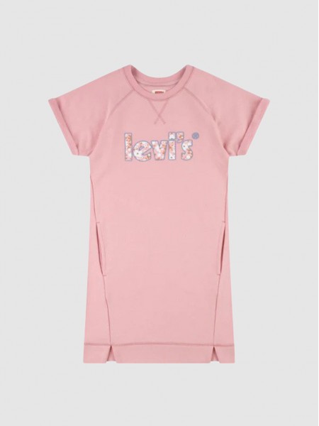Vestido Menina Sweat Levis
