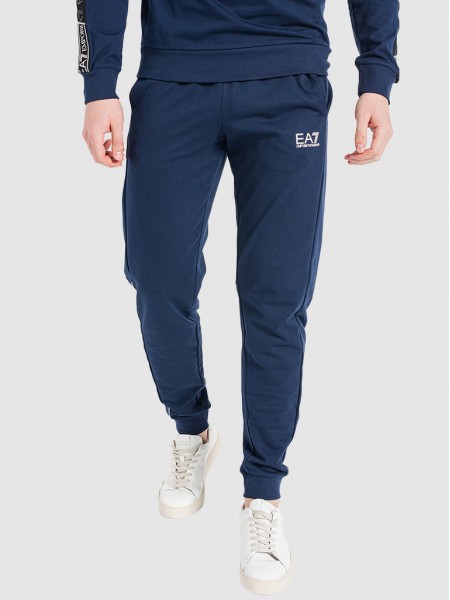 Pants Man Navy Blue Ea7 Emporio Armani