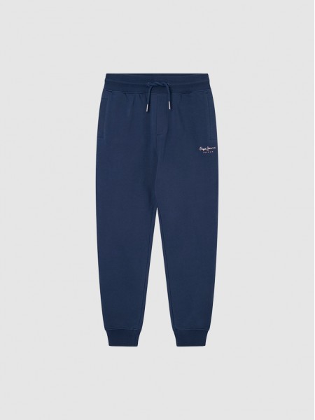 Pants Boy Navy Blue Pepe Jeans London