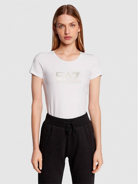 T-Shirt Mulher Ea7  Emporio  Armani