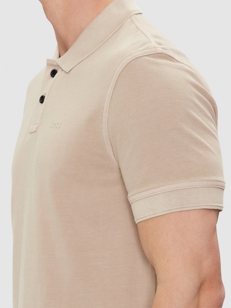 Polo Shirt Man Boss Orange