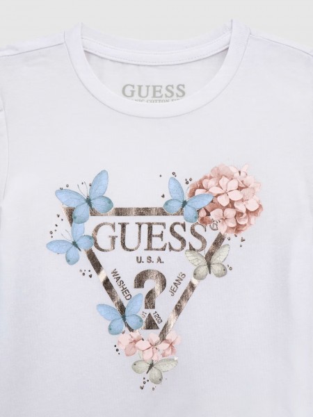 T-Shirt Menina Ss T-Shirt Guess Kids