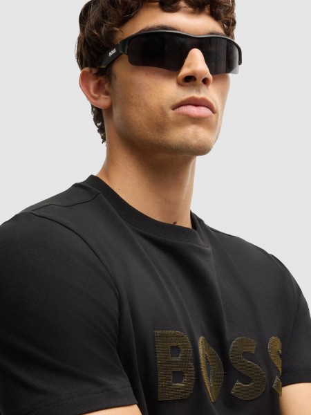 Camiseta Hombre Boss Green