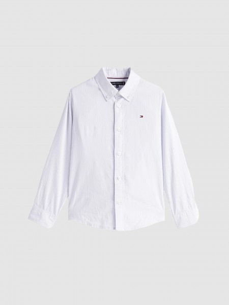 Camisa Menino Flex Ithaca Shirt Ls Tommy Hilfiger- Kids