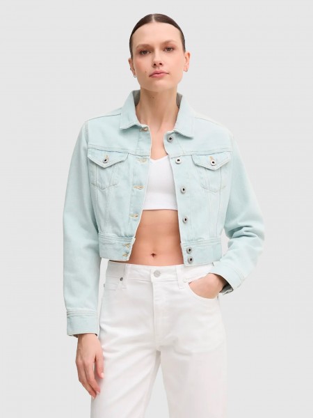 Tops Mulher -Woven Label Rib Bralette - Calvin Klein