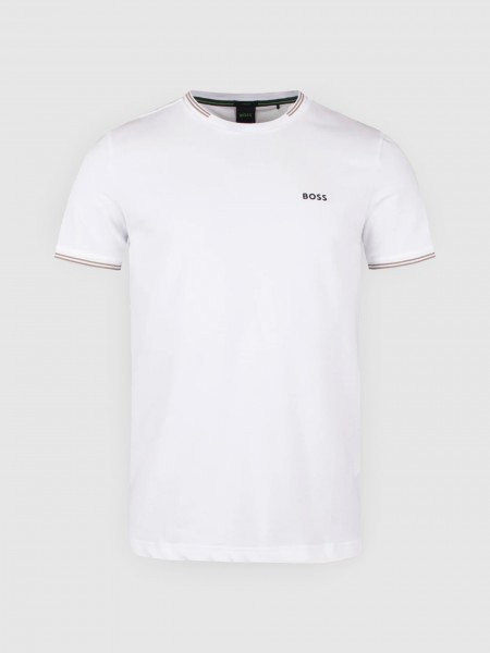 T-Shirt Homem Boss Green