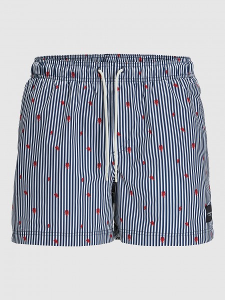 Calcao de Banho Homem Jpstmaui Swim Stripe Jack & Jones