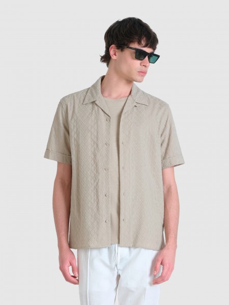 Camisa Homem Cotton Honolulu Relaxed Antony Morato
