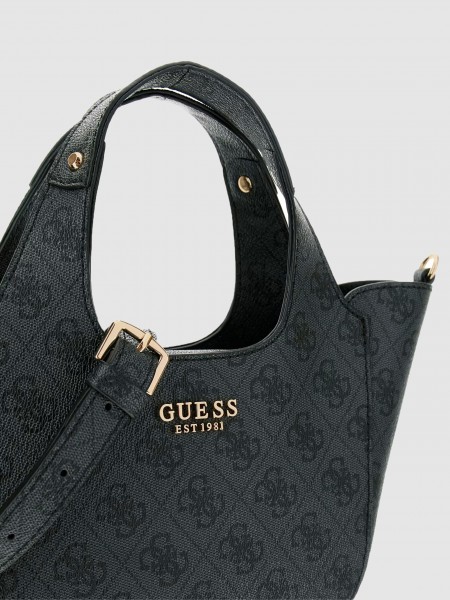 Bolsos de Mano Mujer Negro Guess