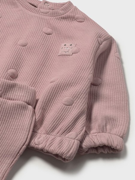Tracksuit Baby Girl Rose Mayoral Tracksuit Baby Girl Rose Mayoral